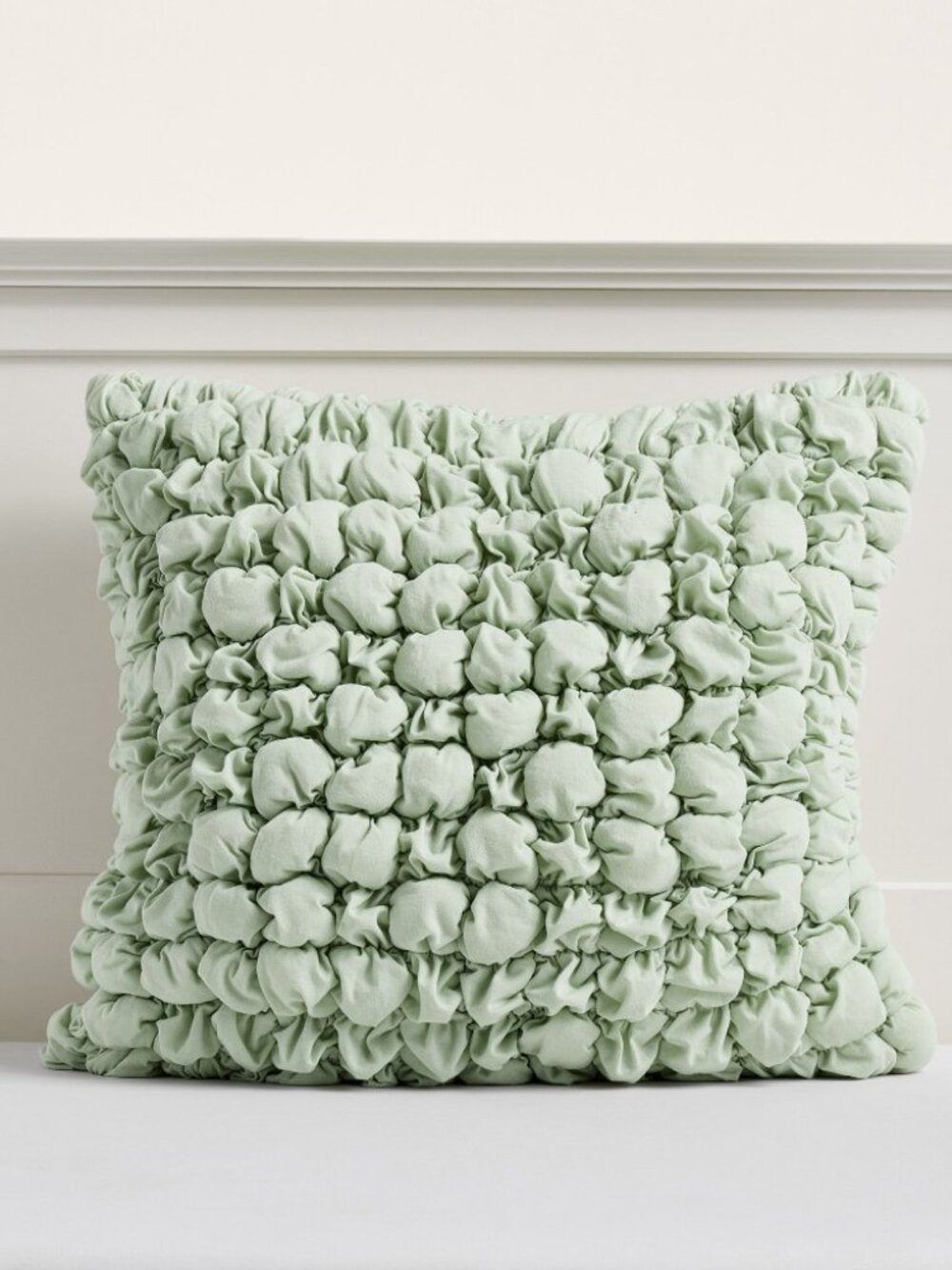 Pottery Barn Teen Marshmallow Jersey Euro Sham‎ Sage Color